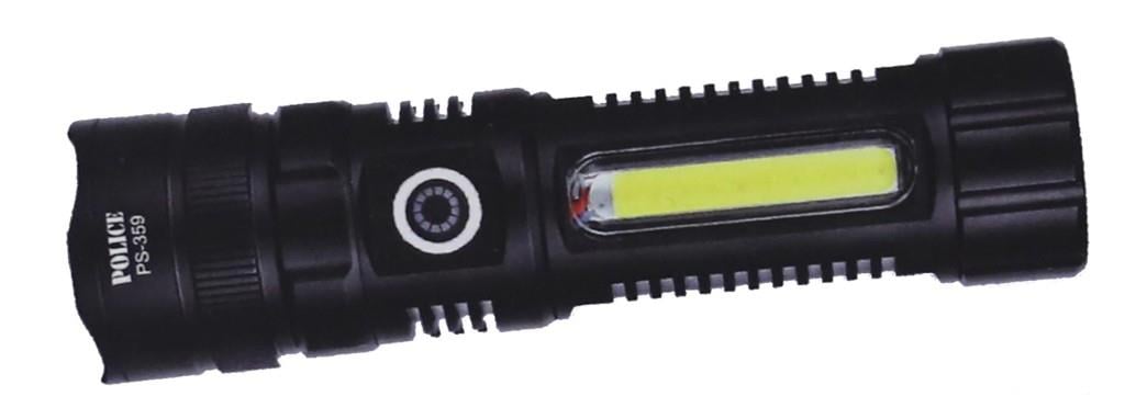 POLICEPolıce PS-359 Zoom, Magnet Ve Yan Aydınlatmalı  Özellikli Şarjlı El Feneri8800600193599