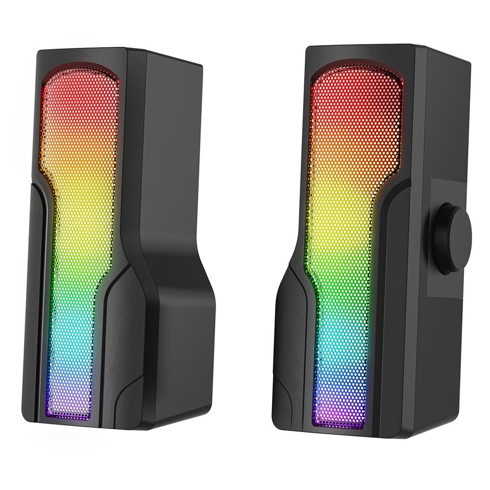 RAMPAGERampage Arty X13 2.0 Bluetoothlu Rms 3W-2 RGB Işıklı Multimedia Usb 5V 45dB Gaming Oyuncu Speaker8680096124518