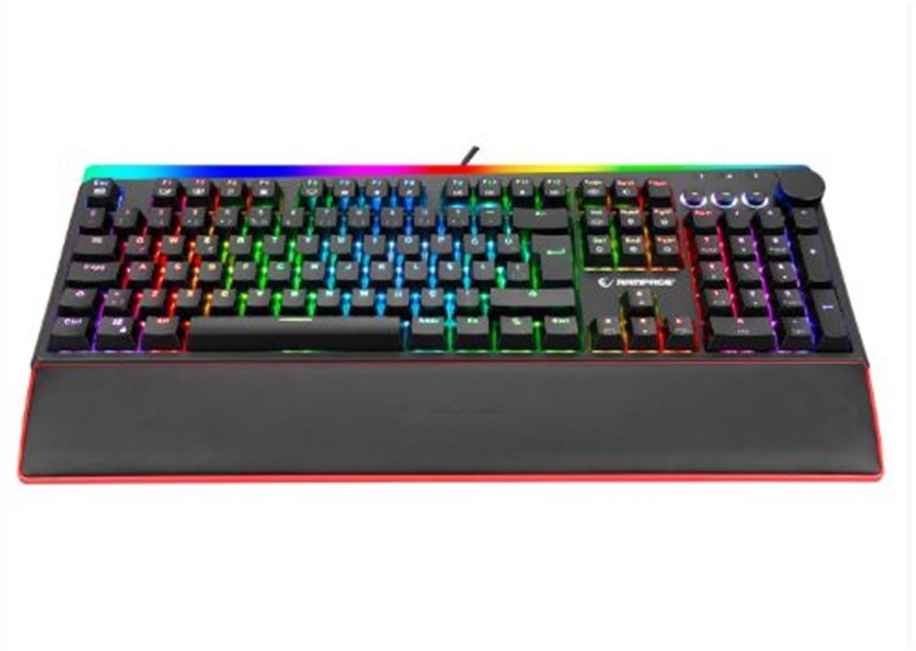 RAMPAGERampage KB-R97 X-TRACER Siyah  RGB Aydınlatmalı Red SwitchGaming Oyuncu Mekanik Klavye8680096104152