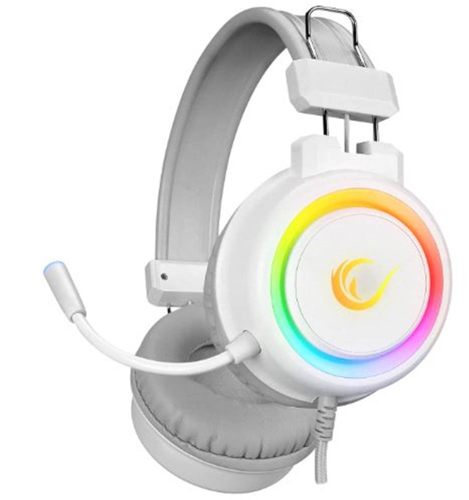 RAMPAGERampage SN-R10 ALQUIST Beyaz 3,5mm RGB Gaming Oyuncu Mikrofonlu Kulaklık8680096123726