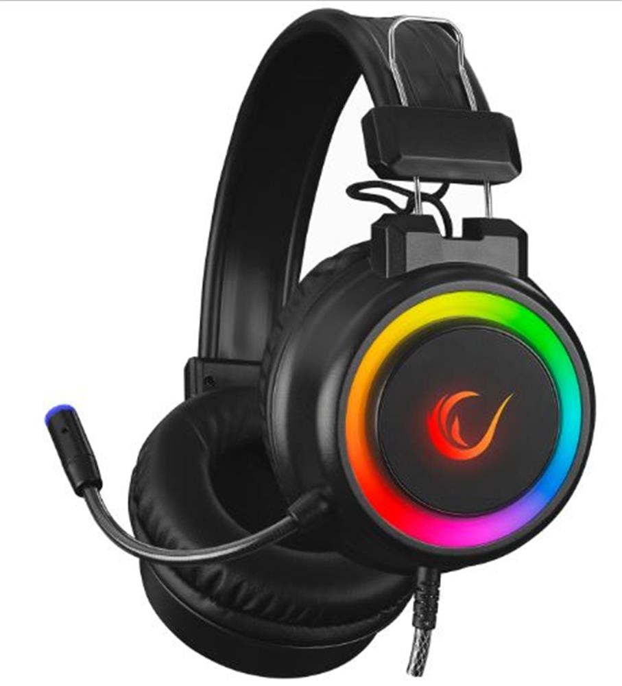 RAMPAGERampage SN-R10 ALQUIST Siyah 3,5mm RGB Gaming Oyuncu Mikrofonlu Kulaklık8680096107030