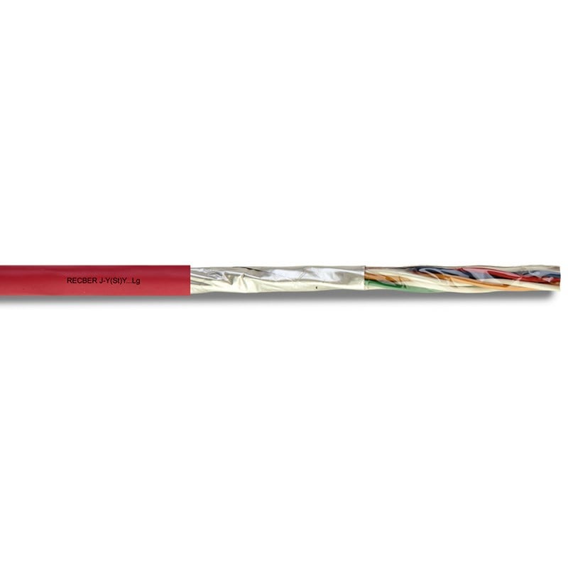 ReçberReçber 2*2*0,80mm + 0,40mm Jy(St)Y Yangın Alarm Kablosu 109070 (100 metre)109070