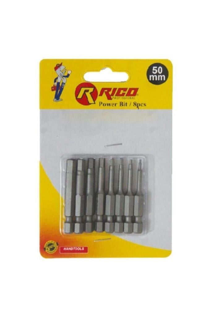 RICORıco 005-KK1132  50MM 8 Parça Allen Bits Uç Seti8694862911325