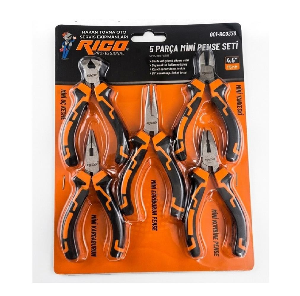 TECHNOMAXRico Rc-0376 5 Parça Mini Pense Seti8694860000755