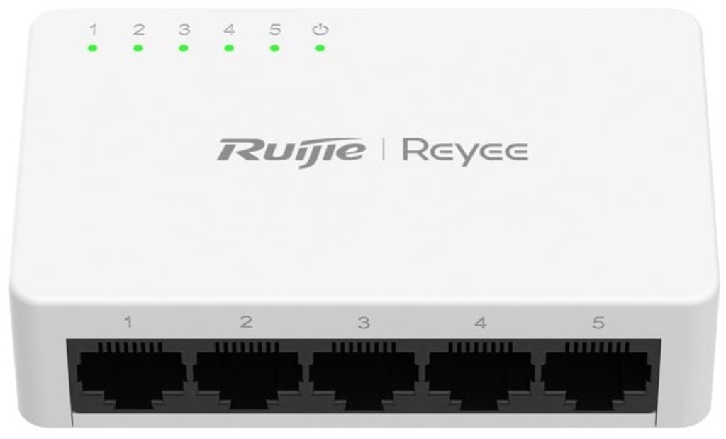 RUIJIE REYEERuijie Reyee RG-ES05G-L 5 Portlu 10-100-1000 Gigabit Tak Çal Tak Çalıştır Switch Plastik Kasa6971693279032