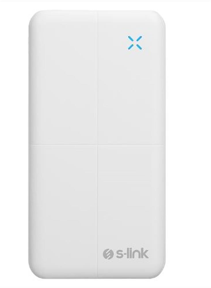 S-LinkS-link IP-G12N 10000mAh Micro+Usb+ Type-C Giriş+Çıkış Beyaz. Taşınabilir Pil Şarj Cihazı Powerbank8680096139321