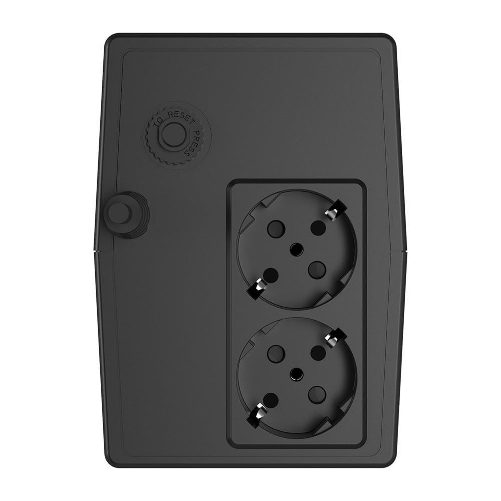 S-LİNKS-link MIGHT U80 800VA UPS 12V9Ah-1 480W Siyah Line-Interactive Kesintisiz UPS Güç Kaynağı8680096130212