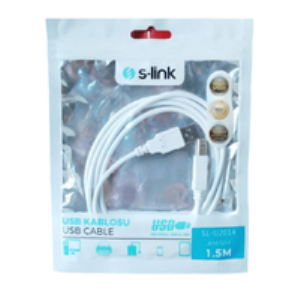 S-LİNKS-Link S-Lınk SL-U2014 USB 2.0yazıcı Kablosu - 1.5mSL-U2014