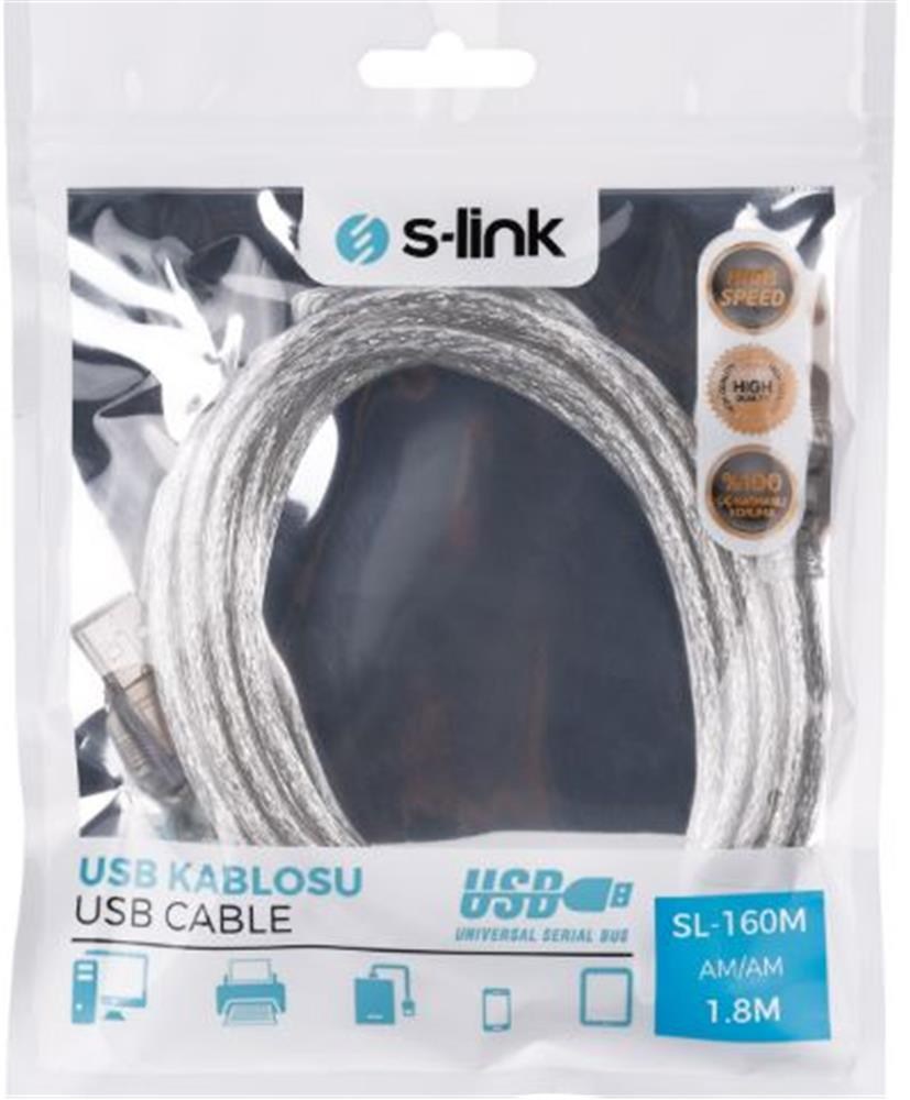 S-LinkS-link SL-160M Usb 1.8m M-M Kablosu8697671421184