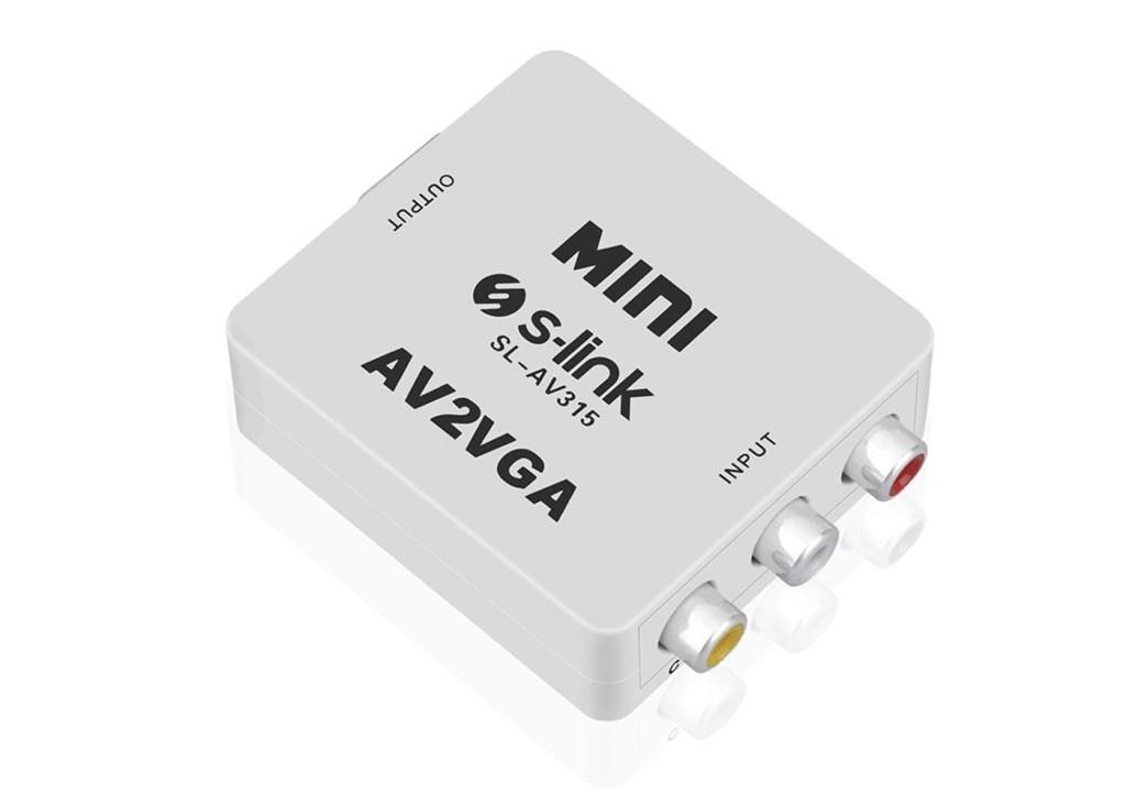 S-LİNKS-link SL-AV315 Vıdeo To Vga Çevirici8680096083662