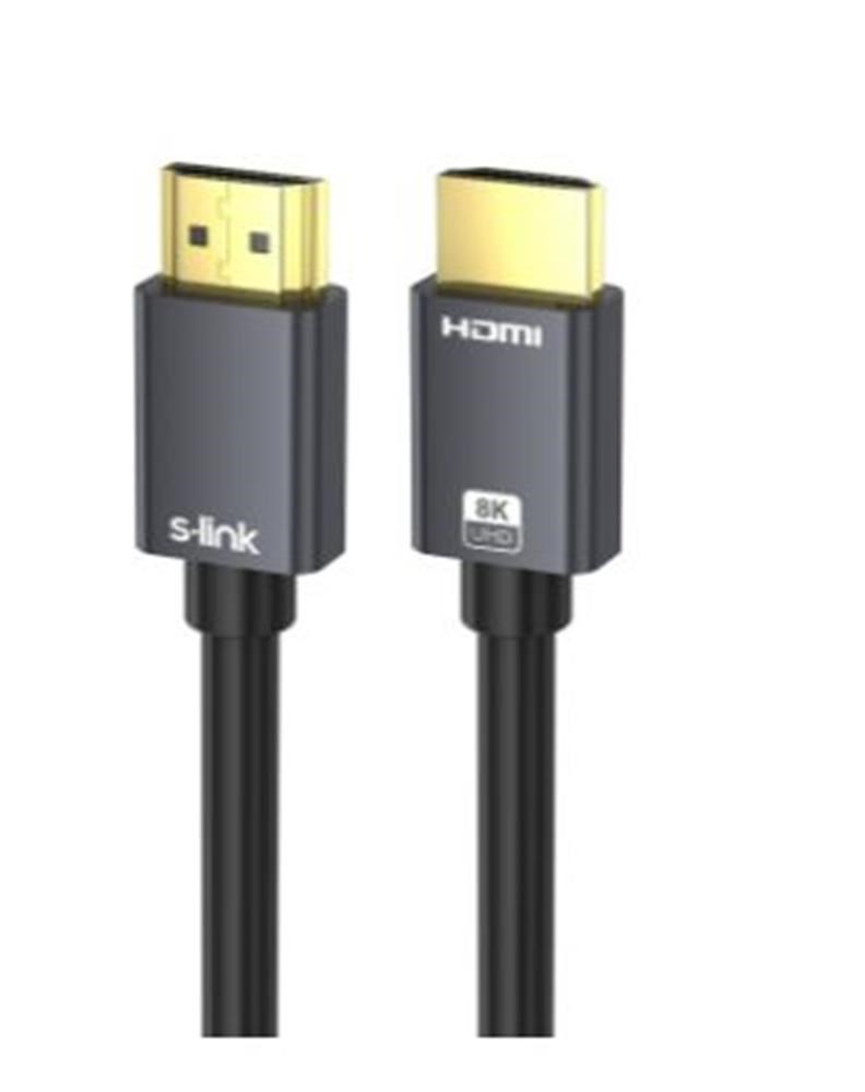 S-LinkS-link SL-HM8K03 HDMI TO HDMI 3m v2.1 8K60 HZ 4K 120HZ Kablo8680096148071