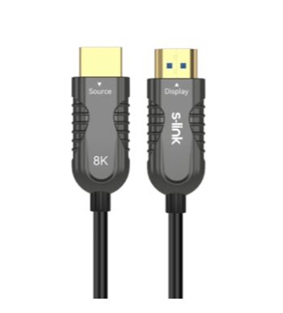 HYTECHS-link SL-HM8K030 HDMI TO HDMI 30m v2.1 8K60 HZ 4K 120HZ Fiber Kablo8680096148118