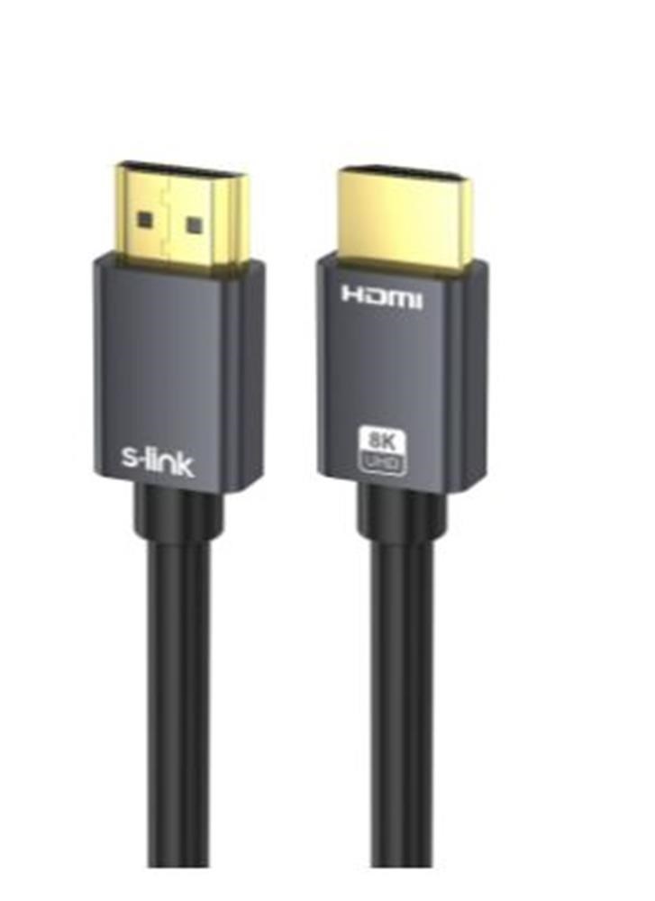 S-LinkS-link SL-HM8K15 HDMI TO HDMI 1,5m v2.1 8K60 HZ 4K 120HZ Kablo8680096148057