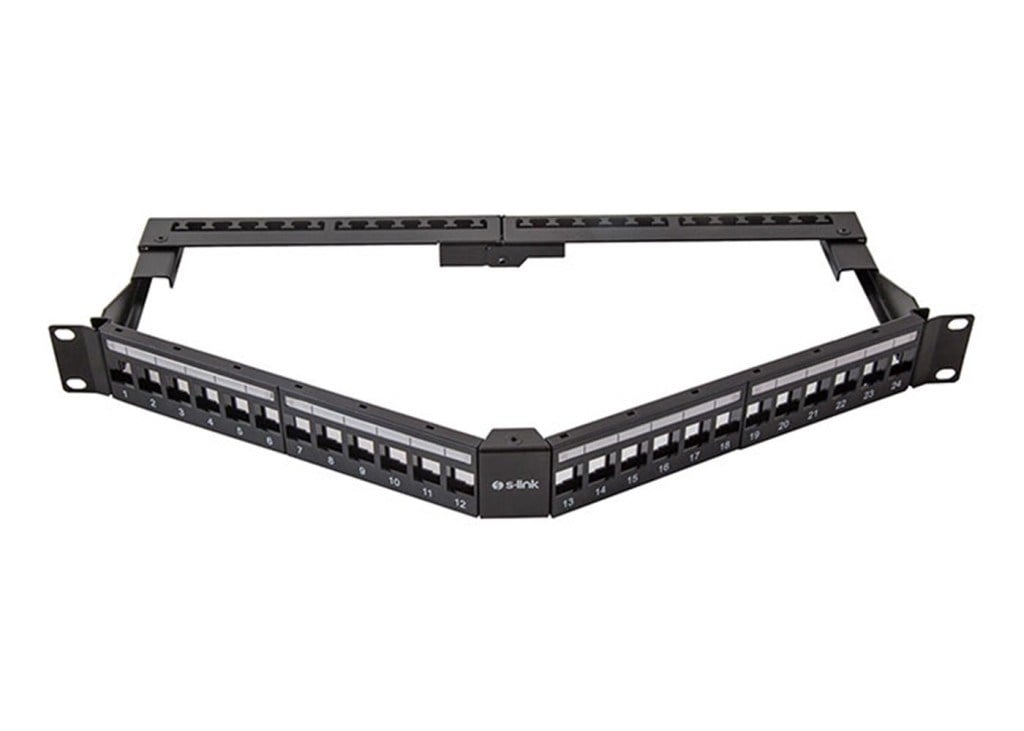 S-LinkS-link SL-P625 24 lü Kolay Kullanımlı, UTP BOŞ V Şeklinde Patch Panel8680096093104