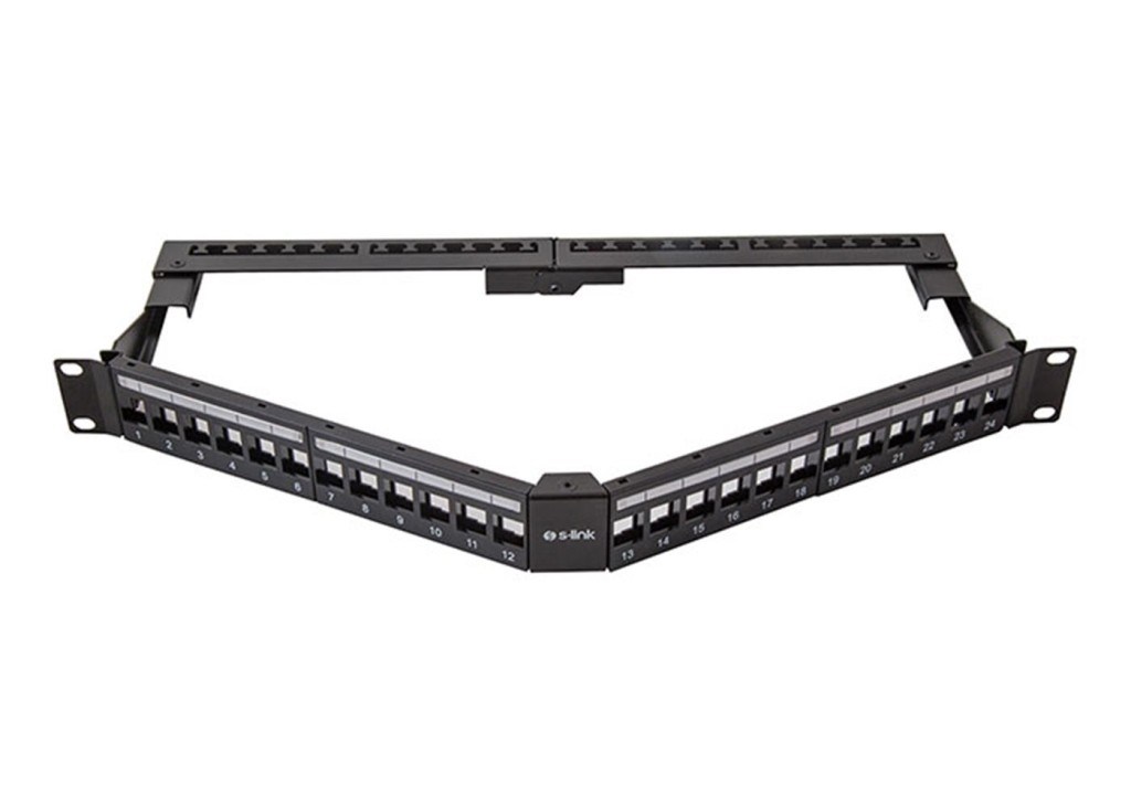 S-LinkS-link SL-P625 24 lü Kolay Kullanımlı, UTP BOŞ V Şeklinde Patch Panel8680096093104