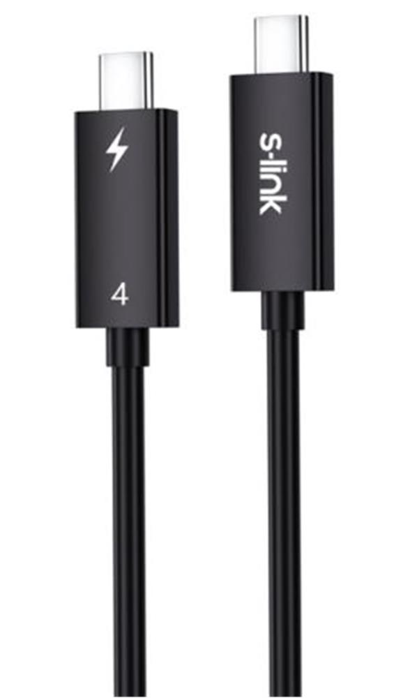 S-LinkS-link SL-TC401 Thunderbolt 4.0 1m 8k 60Hz PD100W TypeC to TypeC 40Gbps Hızlı Data Kablosu8680096148422