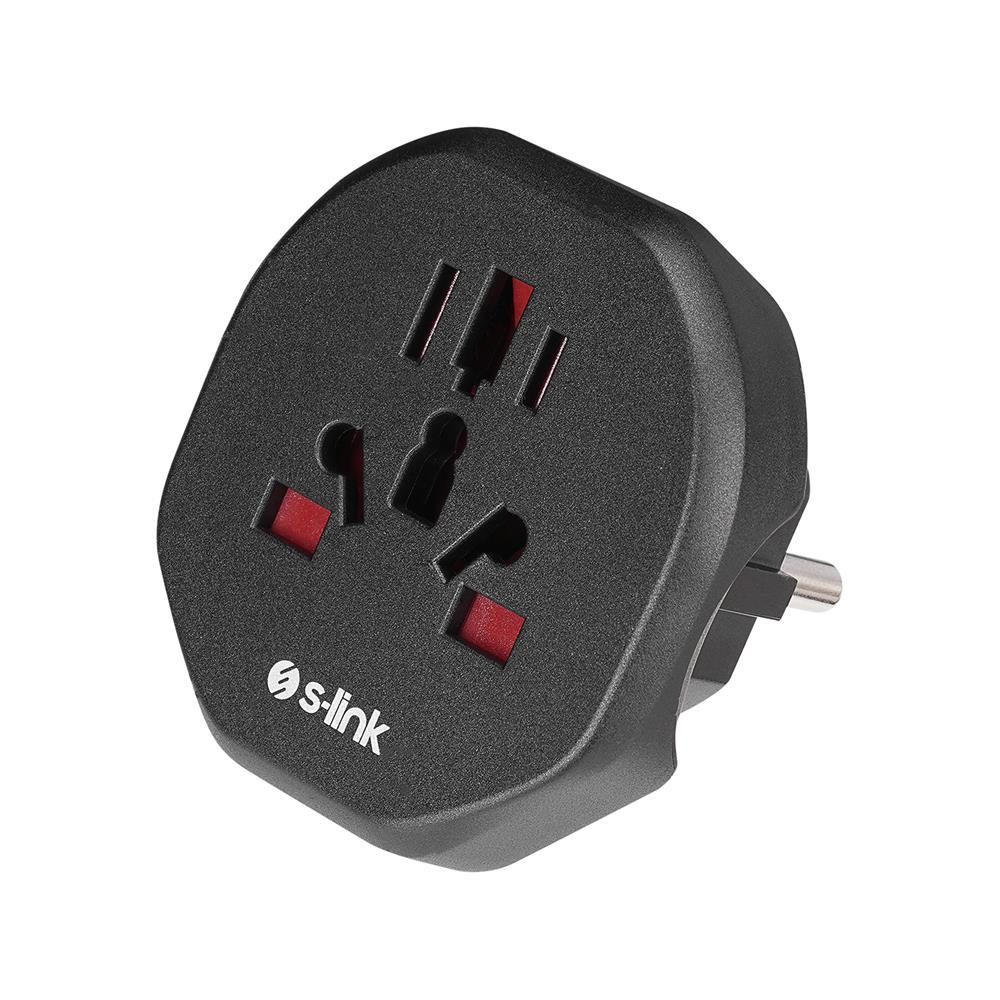 S-LİNKS-link SL-WL09 Universal - Türk Çevirici Çevirici Priz Adaptör8680096092695