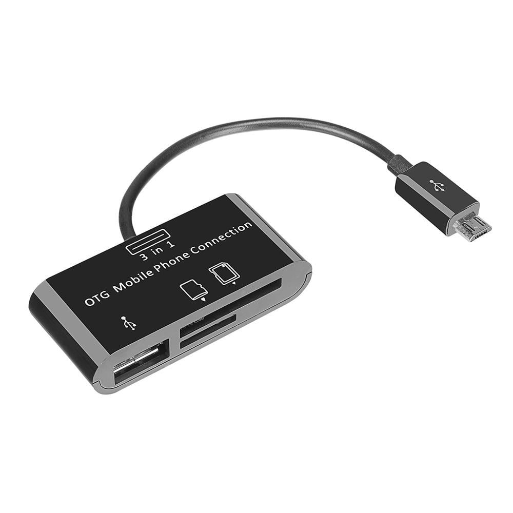 S-LİNKS-link SMG-423 Micro Usb to Cep Tel Kart Okuyucu + Hup Çevirici8697671484356