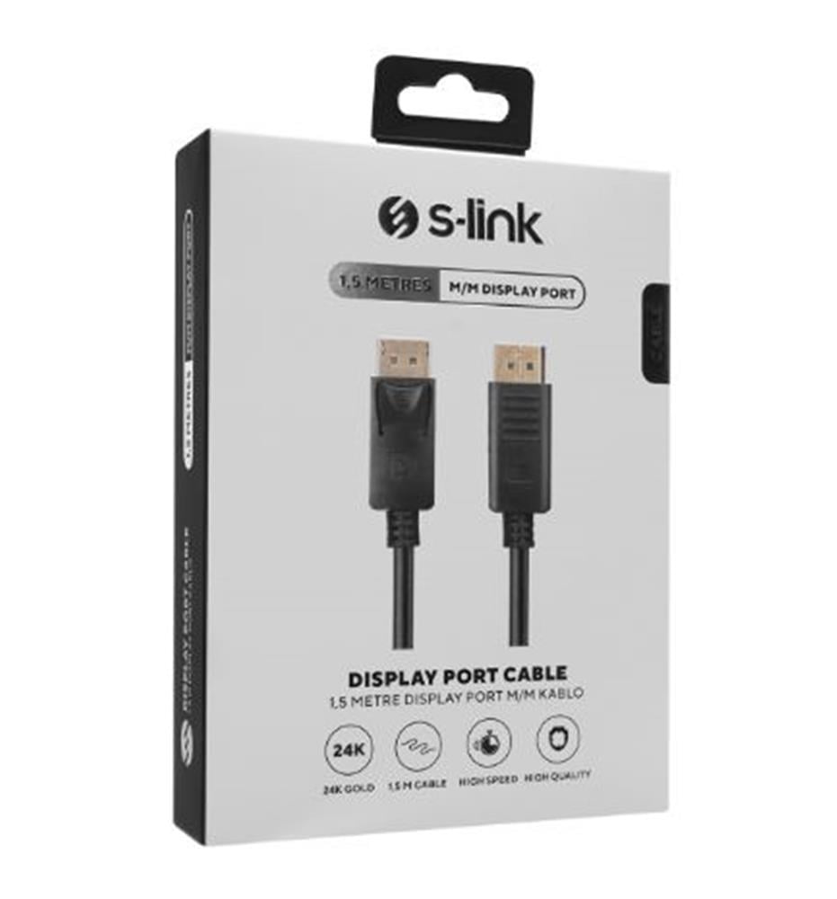 S-LİNKS-link SW-SGG030 1.5m Display Port M-M Kablo8680096133275