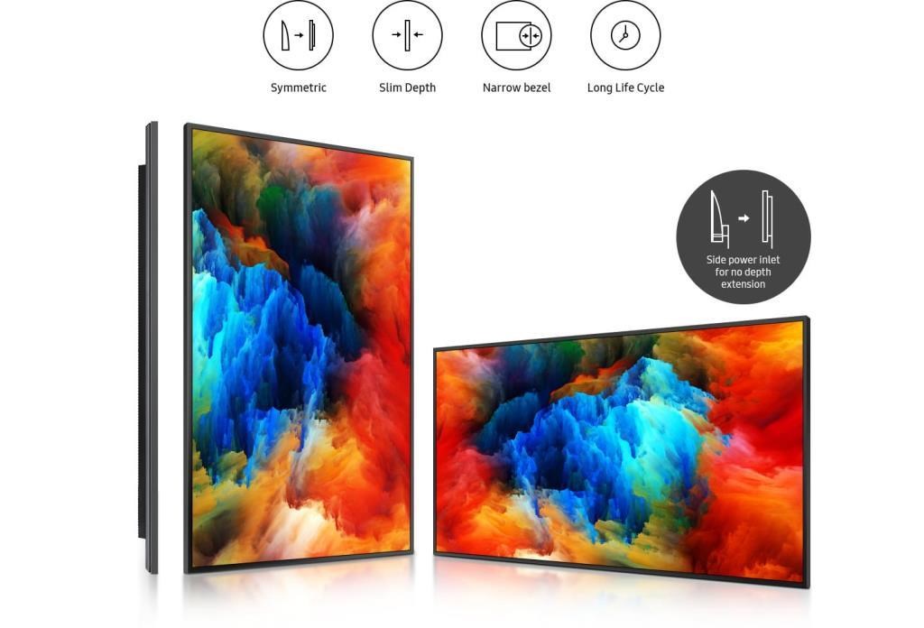 SAMSUNGSamsung QM50R Serisi 50 inç 4K Ultra HD Standalone Endüstriyel MonitörQM50R
