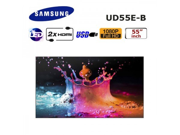 SAMSUNGSamsung UD55E-B 55 inc 500 nit Profesyonel (Tam HD) Standalone Endüstriyel Monitör LH55UDEBLBB/ENUD55E-B