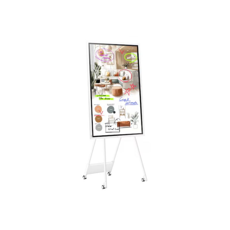 SAMSUNGSamsung WM55FX - Eğitim ve İş Amaçlı Flip Pro 4K UHD Etkileşimli Ekran LH55WMFWBGCXXK - Tekerlekli Stant HariçWM55FX