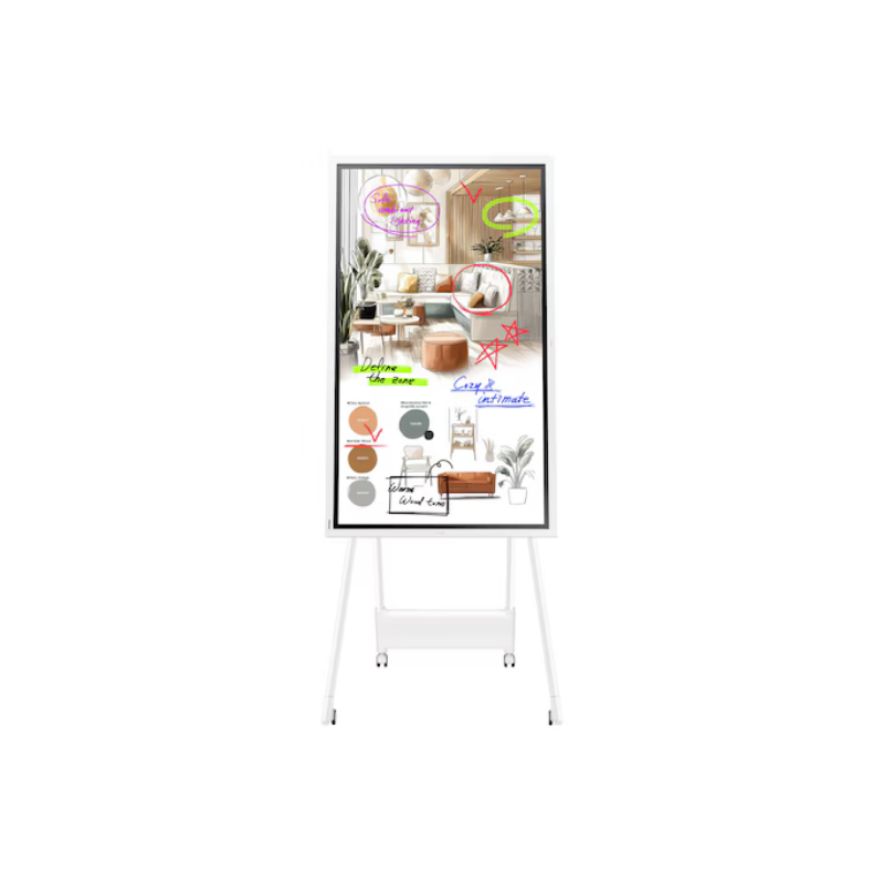 SAMSUNGSamsung WM55FX - Eğitim ve İş Amaçlı Flip Pro 4K UHD Etkileşimli Ekran LH55WMFWBGCXXK - Tekerlekli Stant HariçWM55FX