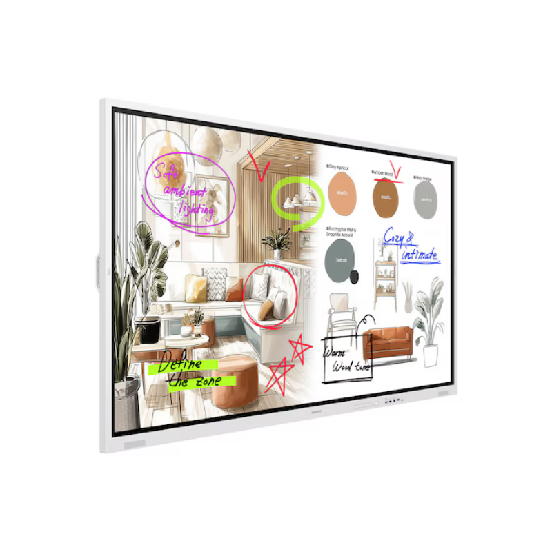 SAMSUNGSamsung WM75FX Serisi Pro 75'' - Eğitim ve İş Amaçlı Flip Pro 4K UHD Etkileşimli Ekran LH75WMFWLGCXXKWM75FX