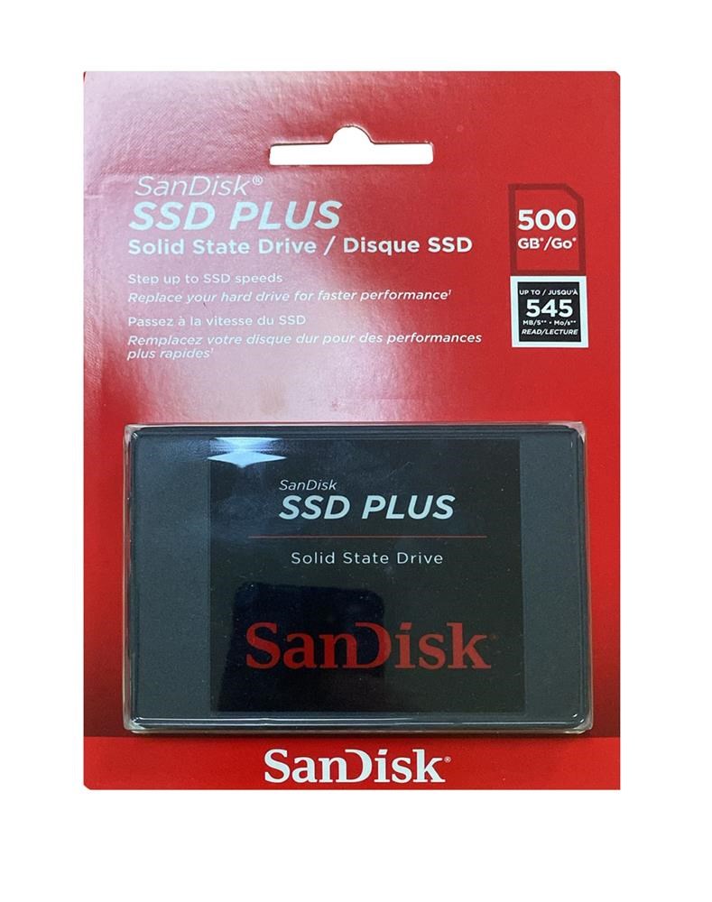 SANDISKSandisk 500Gb Ssd Plus 545Mb-505Mb-S SDSSDA-500G-G28 Sata 3 2.5