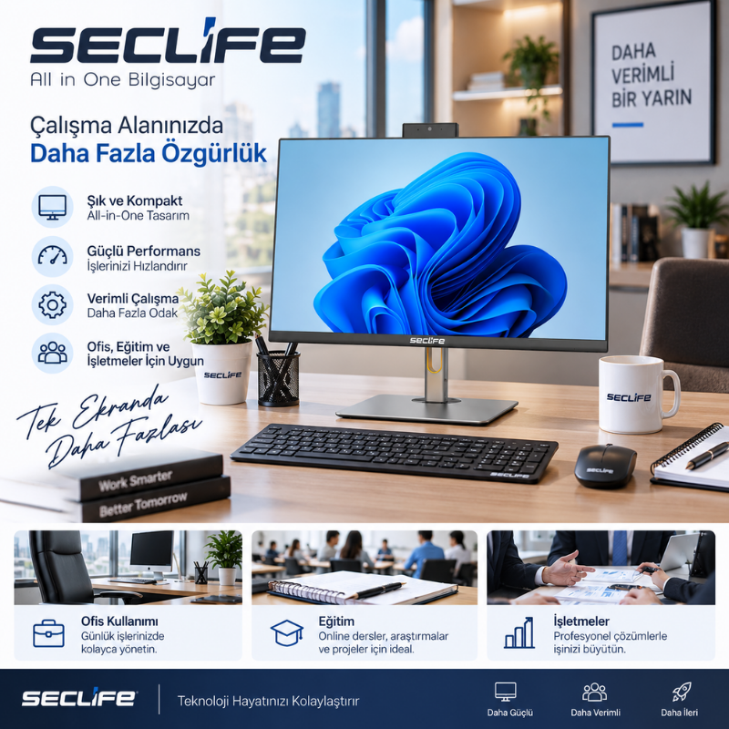 SECLIFESeclife Stark HBA-S1254 I5-12450H 32GB 1TB SSD 23.8