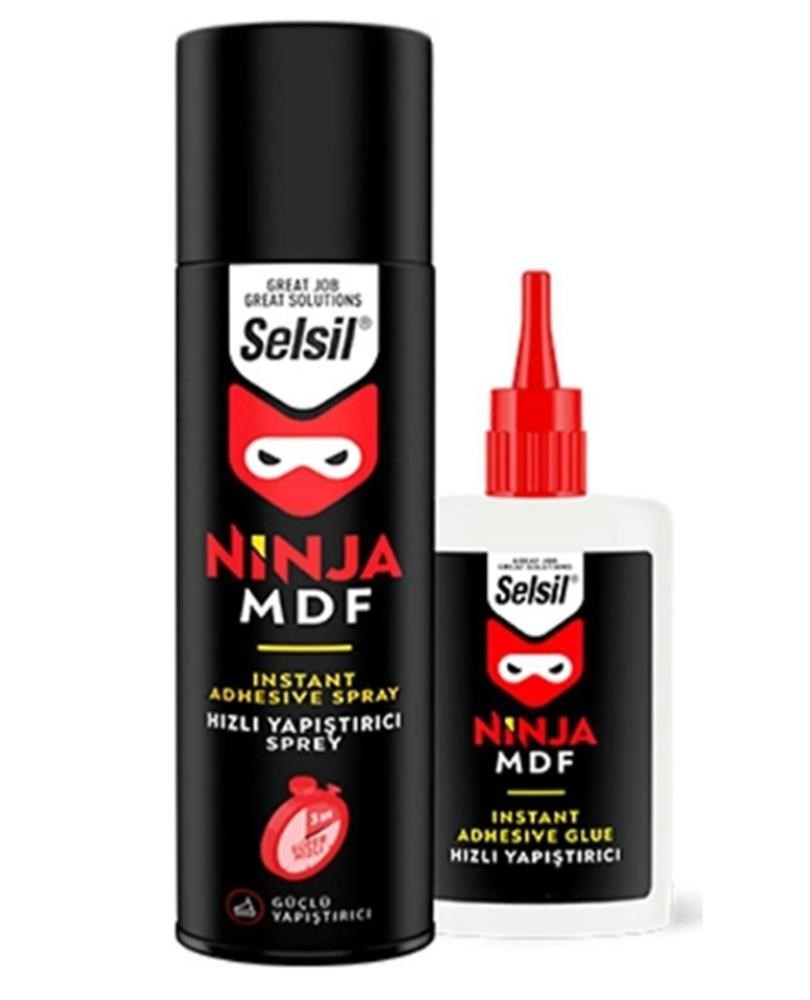 AKFİXSelsil 400ml  100gr Hızlı Yapıştırıcı Ninja Mdf8696071028047