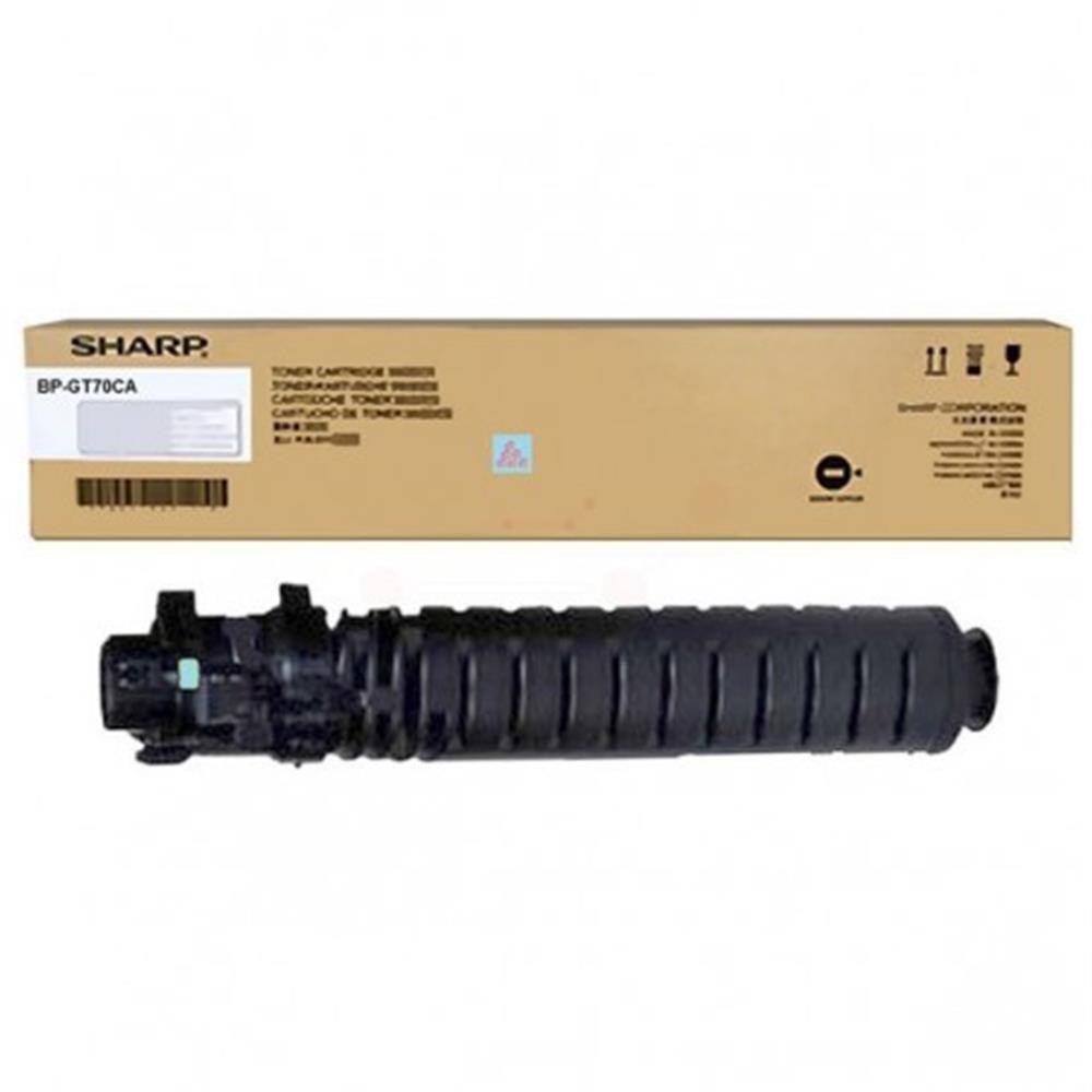 SHARPSHARP BP-GT70CA Cyan Mavi Orjinal Fotokopi Toneri BP-50c26-50c31-50c36-50c45-50c55 24.000 Sayfa4974019195094