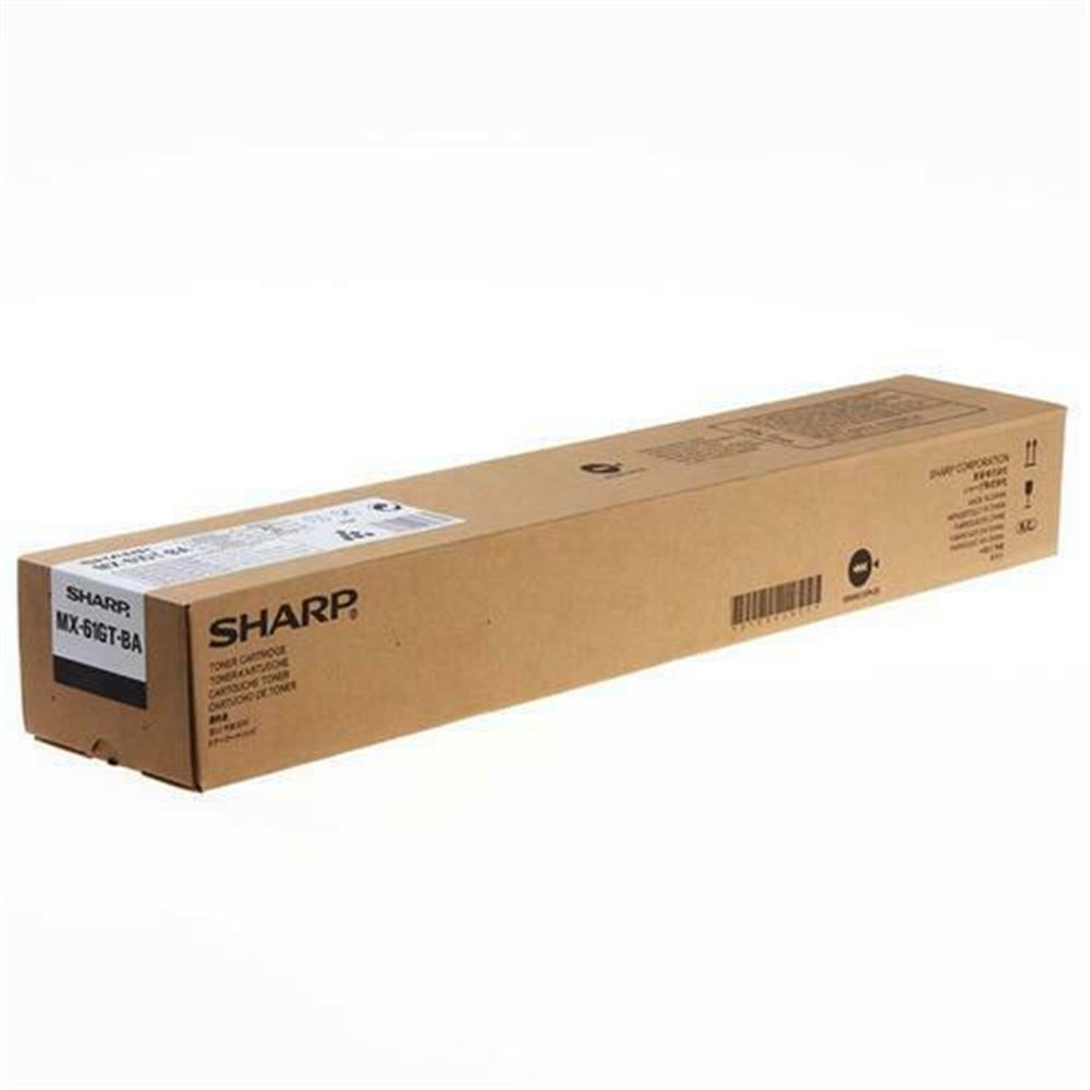SHARPSHARP MX-61GTBA Black Siyah Orjinal Fotokopi Toneri MX-2630-2651-3050-3550-3070-3570 40.000 Sayfa4974019969671