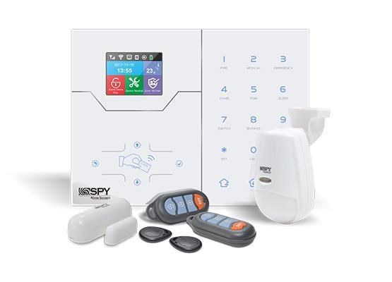 SPYSPY SP-301WA WIFI / GSM / GPRS Destekli Kablosuz Alarm SetiSP-301WA