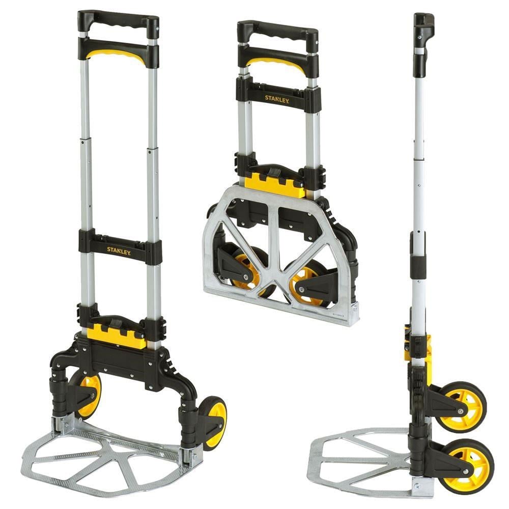 STANLEYStanley FT509 70Kg Katlanır Alüminyum El Arabası + FT505 25Kg Katlanır Çok Amaçlı Taşıma SepetiFT509