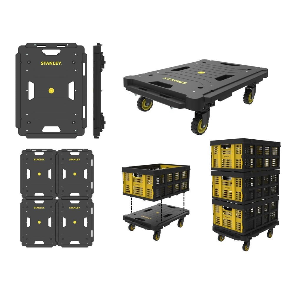 STANLEYSTANLEY PC531 137kg 55x45cm Dört Tekerli Yük ve Paket Taşıma ArabasıPC531