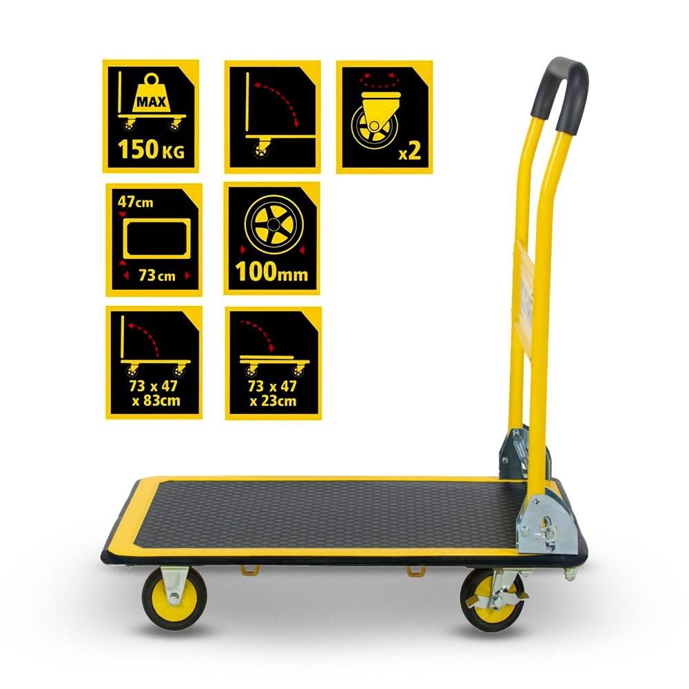 STANLEYStanley PC537 150Kg Profesyonel Paket Taşıma ArabasıPC537