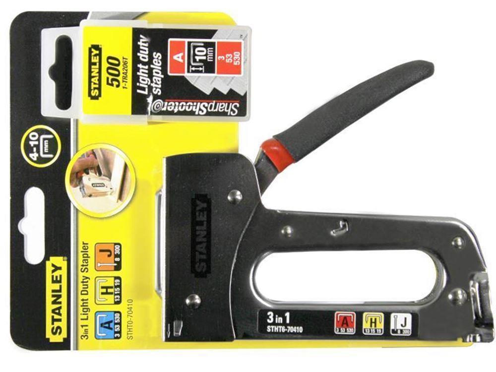 STANLEYStanley STHT670410 Zımba ve Çivi Tabancası, 4-10mm zımba, 12-15mm çiviSTHT670410