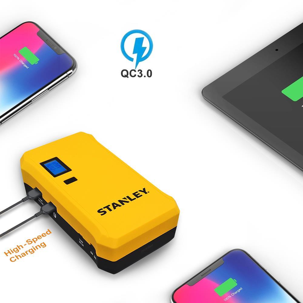 STANLEYSTANLEY SXA135 12Volt 1000Amp Lityum Polimer Akü Takviye + Powerbank + Led LambaSXA135