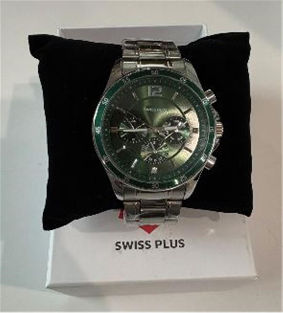 CasioSwiss Plus Man Watch Basic Seri Model-2 ST3516AGS Green-Silver(Kol Saati)8691052017416