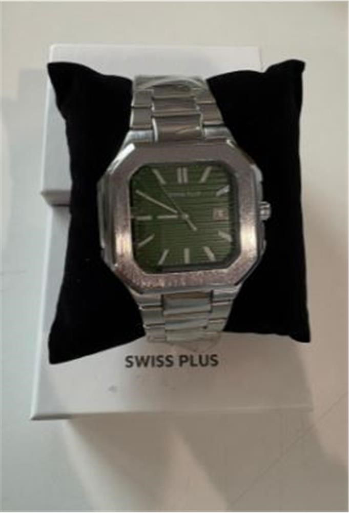 CasioSwiss Plus Man Watch Premium Seri Model-7 RS23146 Green-Silver(Kol Saati)8691052017362