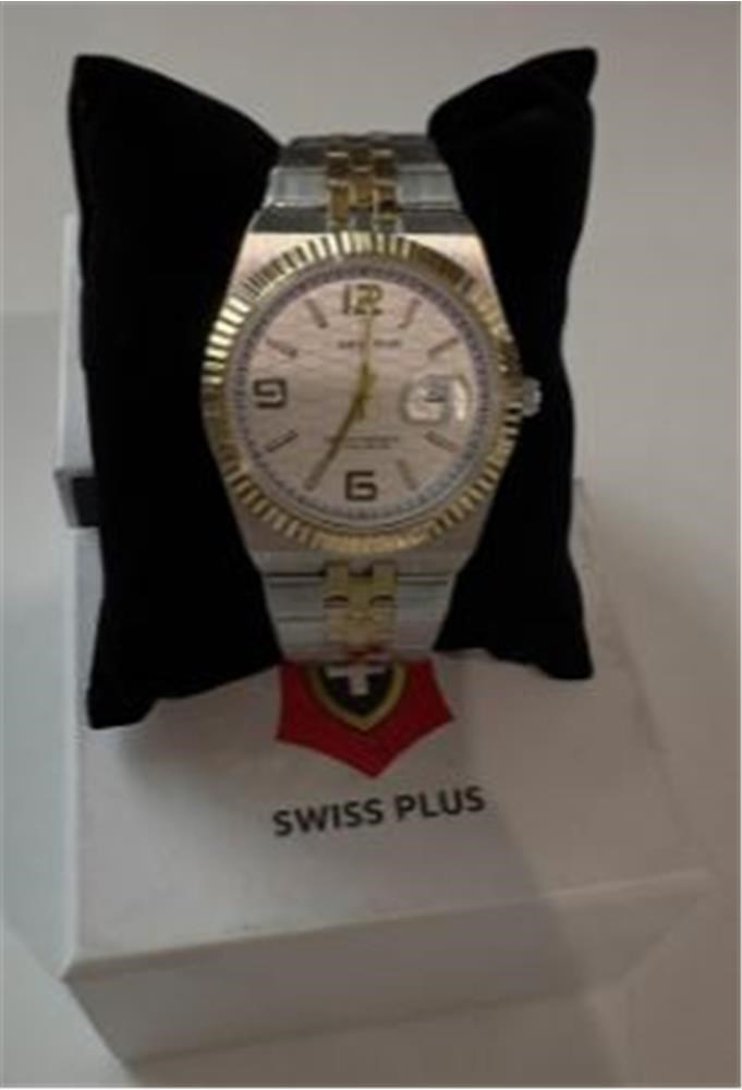 CasioSwiss Plus Man Watch Premium Seri Model-10 ST3442AGS White-Gold(Kol Saati)8691052017393