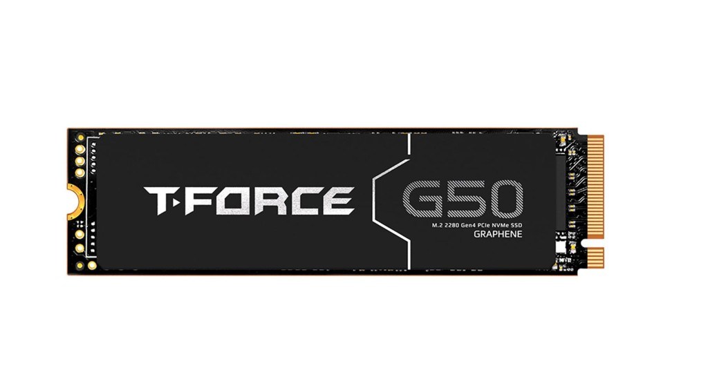 TEAMTeam 512GB Team T-Force G50 5000-2500MB-s NVMe PCIe Gen4x4 M.2 SSD Disk (TM8FFE512G0C129)4711430801728