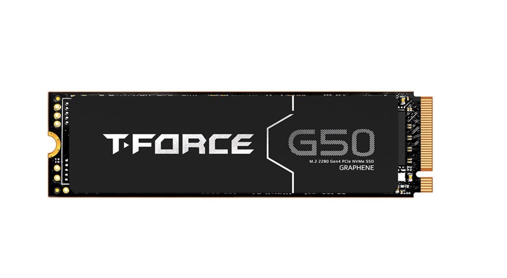 TEAMTeam 512GB Team T-Force G50 5000-2500MB-s NVMe PCIe Gen4x4 M.2 SSD Disk (TM8FFE512G0C129)4711430801728