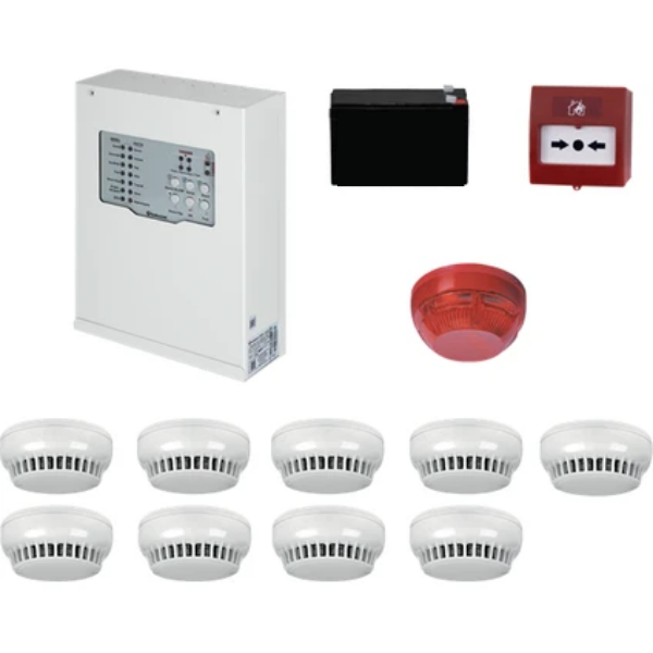 TeknimTeknim Konvansiyonel Sistem Yangın Alarm Seti 9 LuTFP-31229