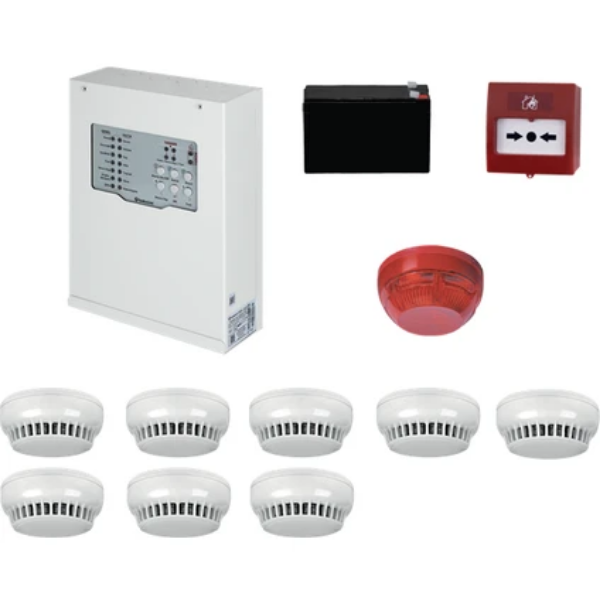 TeknimTeknim Konvansiyonel Sistem Yangın Alarm Seti 8 LiTFP-31228