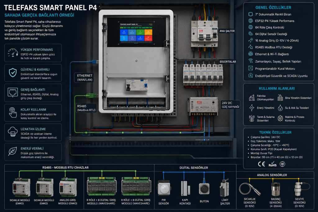 Bill CounterTeleFaks Esp 32 P4 Smart AI Panel14599
