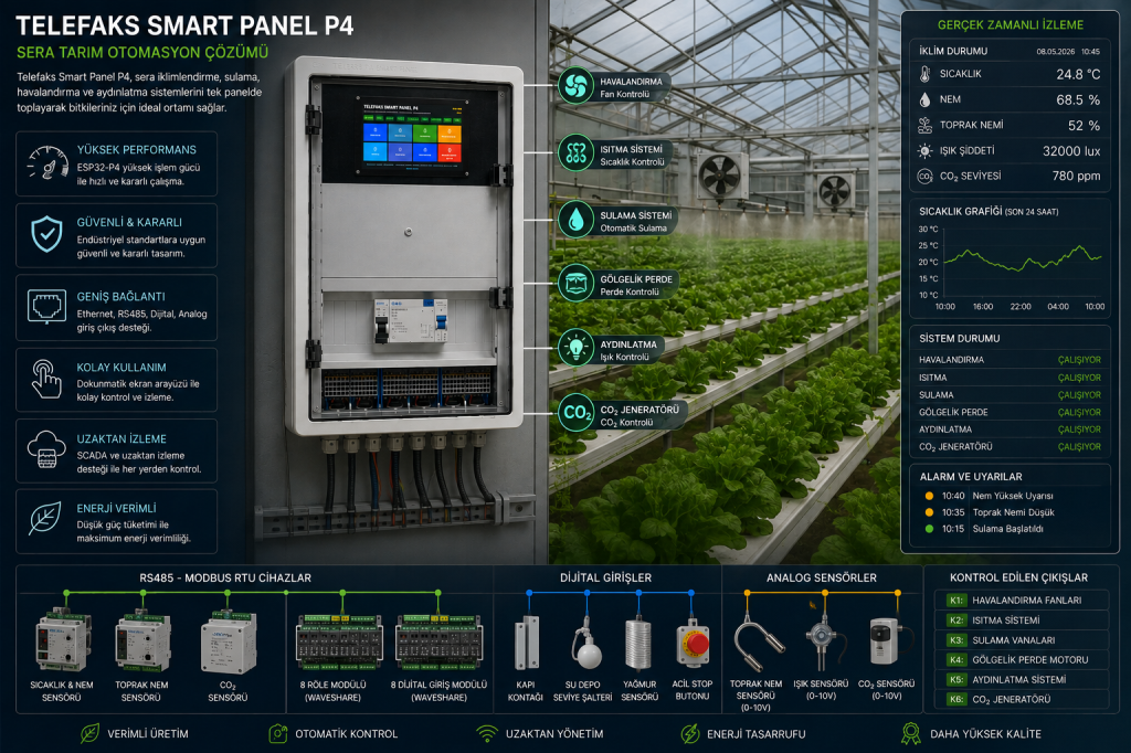 Bill CounterTeleFaks Esp 32 P4 Smart AI Panel14599