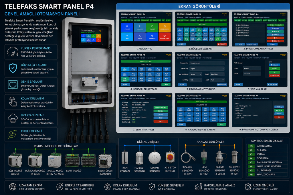 Bill CounterTeleFaks Esp 32 P4 Smart AI Panel14599