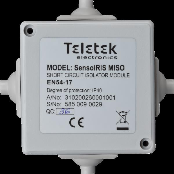TeletekTeletek SensoIRIS MISO Adresli Sistemler için İzolatör ModülüSensoIRIS MISO